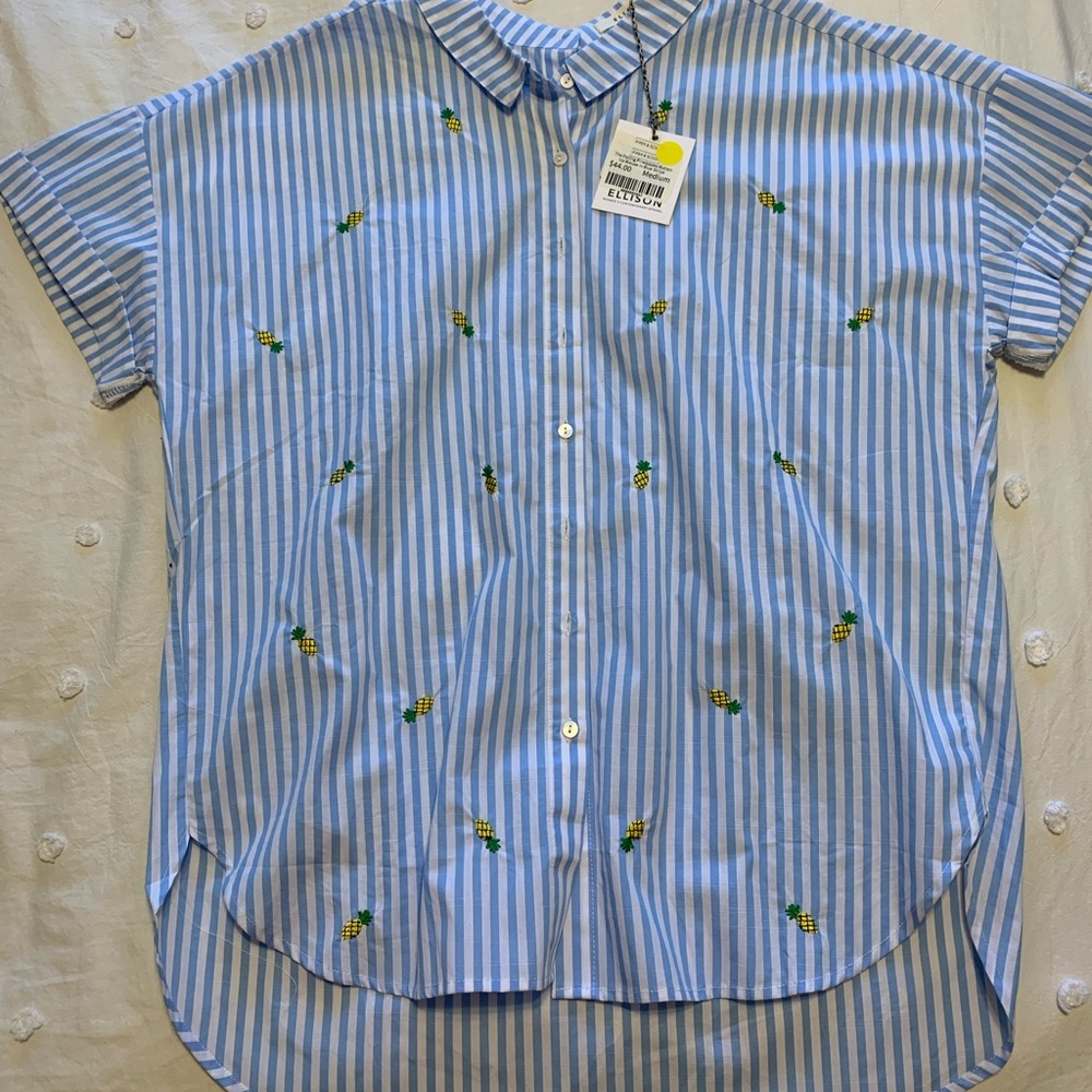 Oversized button up